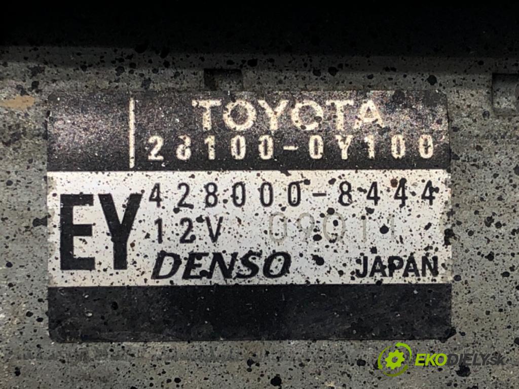 TOYOTA YARIS (_P13_) 2010 - 2022    1.3 (NSP130_) 73 kW [99 KM] benzyna 2011 - 2022  Štartér 28100-0Y100 (Štartéry)