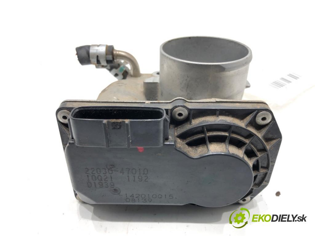 TOYOTA YARIS (_P13_) 2010 - 2022    1.3 (NSP130_) 73 kW [99 KM] benzyna 2011 - 2022  Škrtiaca klapka 22030-47010 (Škrtiace klapky)