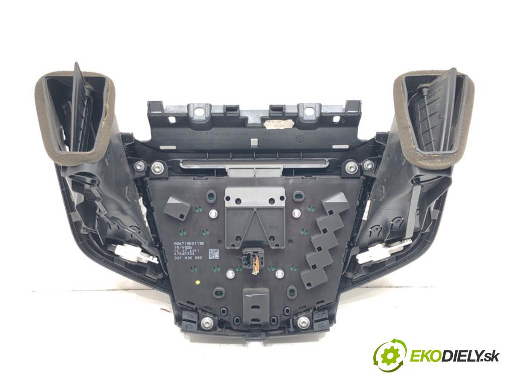 FORD FIESTA VI (CB1, CCN) 2008 - 2022    1.4 TDCi 51 kW [70 KM] olej napędowy 2010 - 2012  Panel ovládania radia 8A6T-18K811-BE (Prepínače, spínače, tlačidlá a ovládače kúrenia)