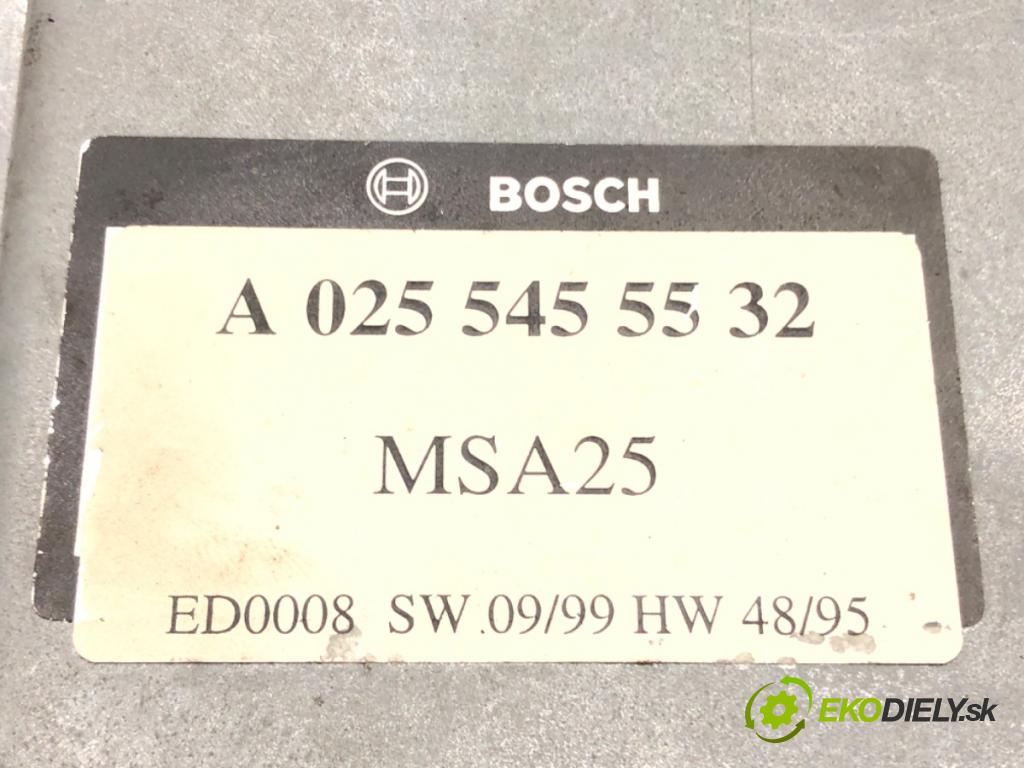 MERCEDES-BENZ KLASA S (W220) 1998 - 2005    S 400 CDI (220.028, 220.128) 184 kW [250 KM] olej napędowy 2000 - 2005  riadiaca jednotka Motor A0255455532 (Riadiace jednotky)