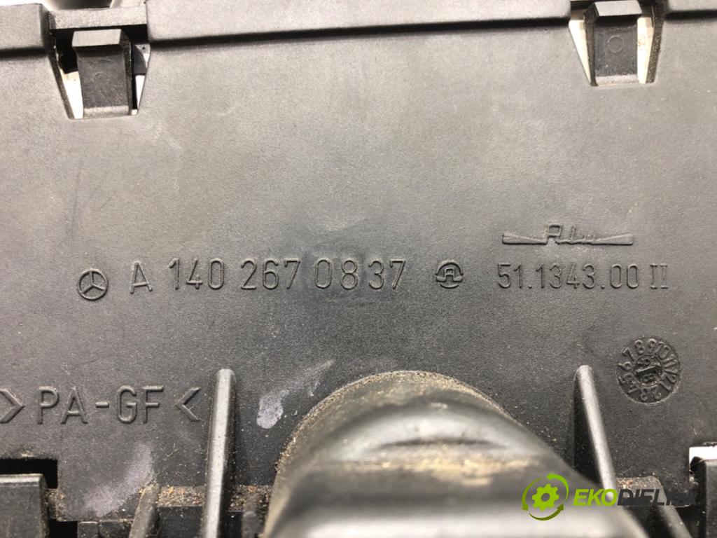 MERCEDES-BENZ KLASA S (W220) 1998 - 2005    S 400 CDI (220.028, 220.128) 184 kW [250 KM] olej napędowy 2000 - 2005  Kulisa A1402670837 (Rýchlostné páky / kulisy)