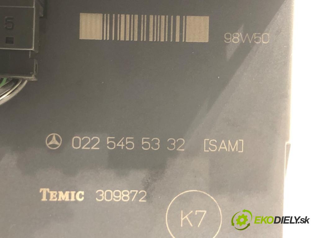 MERCEDES-BENZ KLASA S (W220) 1998 - 2005    S 400 CDI (220.028, 220.128) 184 kW [250 KM] olej napędowy 2000 - 2005  Modul SAM 0225455332 (Ostatné)