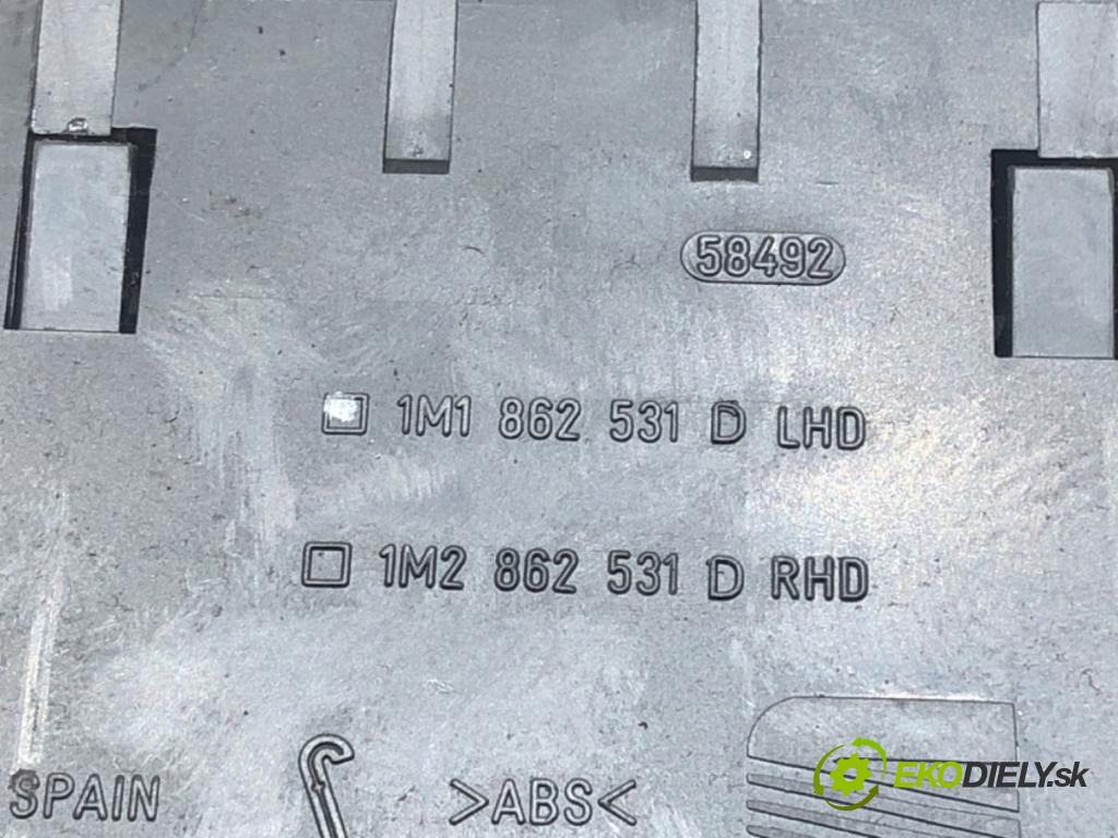 SEAT LEON (1M1) 1999 - 2006    1.4 16V 55 kW [75 KM] benzyna 1999 - 2006  Držiak na nápoje  (Úchyty, držiaky na nápoje)