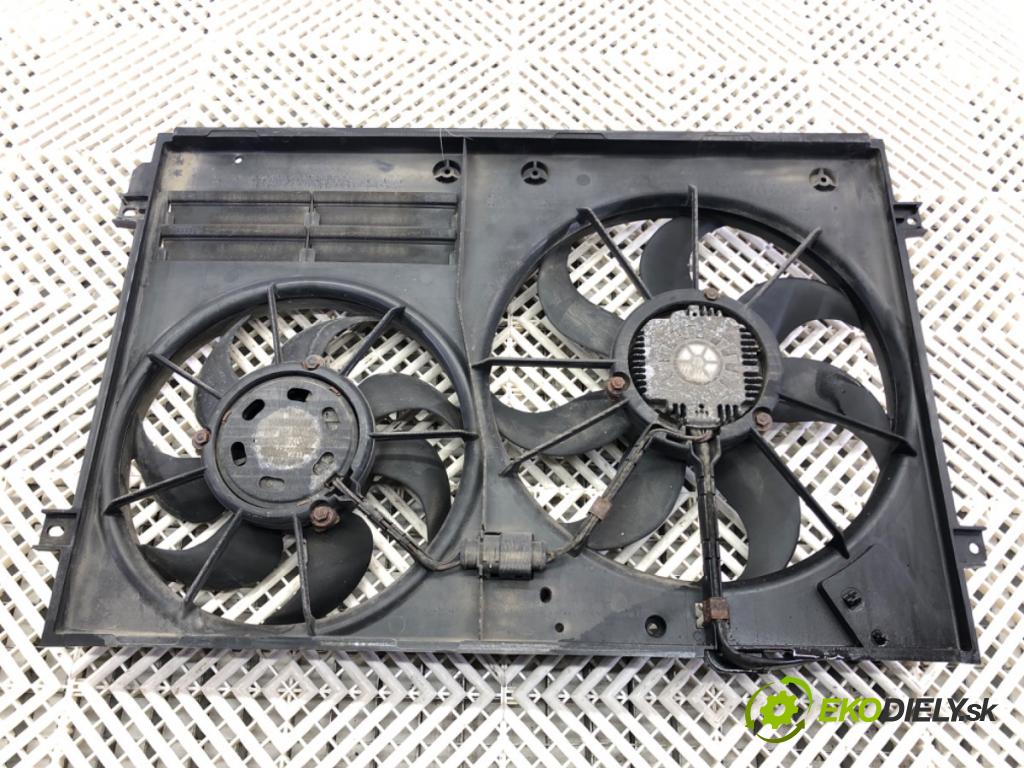 VW PASSAT B6 (3C2) 2005 - 2010    2.0 TDI 103 kW [140 KM] olej napędowy 2005 - 2009  Ventilátor chladiča 1K0121207AA (Ventilátory)