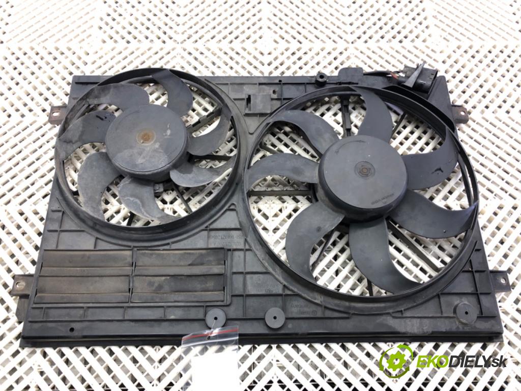 VW PASSAT B6 (3C2) 2005 - 2010    2.0 TDI 103 kW [140 KM] olej napędowy 2005 - 2009  Ventilátor chladiča 1K0121207AA (Ventilátory)