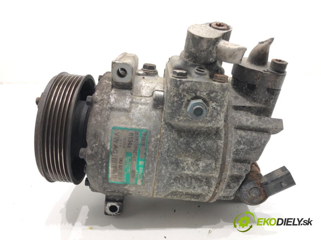 VW PASSAT B6 (3C2) 2005 - 2010    2.0 TDI 103 kW [140 KM] olej napędowy 2005 - 2009  kompresor klimatizace 1K0820803Q (Kompresory)