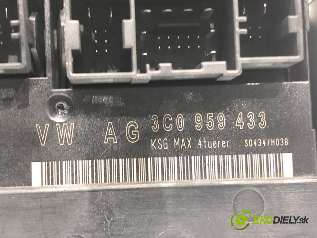 VW PASSAT B6 (3C2) 2005 - 2010    2.0 TDI 103 kW [140 KM] olej napędowy 2005 - 2009  Modul komfortu 3C0959433 (Moduly komfortu)