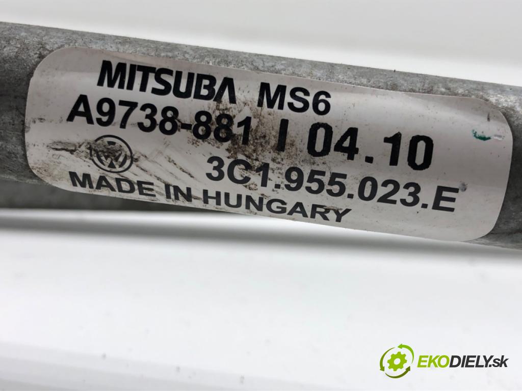 VW PASSAT B6 (3C2) 2005 - 2010    2.0 TDI 103 kW [140 KM] olej napędowy 2005 - 2009  Mechanizmus stieračov predný 3C1955023E (Motorčeky stieračov predné)