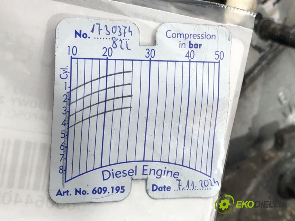 VOLVO V50 (545) 2003 - 2012    1.6 D 80 kW [109 KM] olej napędowy 2005 - 2012  motor 9HZ (Motory (kompletní))