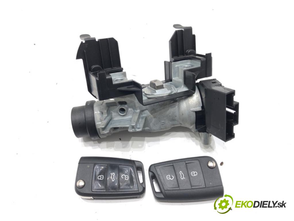 SKODA FABIA III (NJ3) 2014 - 2022    1.4 TDI 77 kW [105 KM] olej napędowy 2014 - 2022  spinačka 1K0905851 (Spínacie skrinky a kľúče)