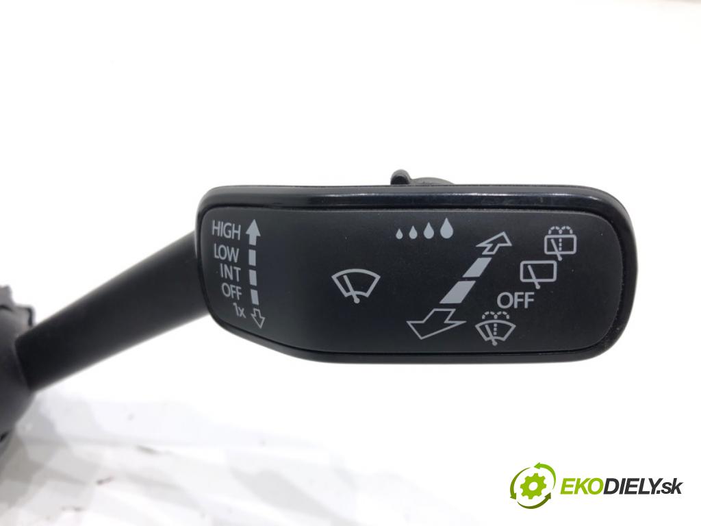 SKODA FABIA III (NJ3) 2014 - 2022    1.4 TDI 77 kW [105 KM] olej napędowy 2014 - 2022  Prepínač kombinovaný 6C0953501H (Prepínače, spínače, tlačidlá a ovládače kúrenia)