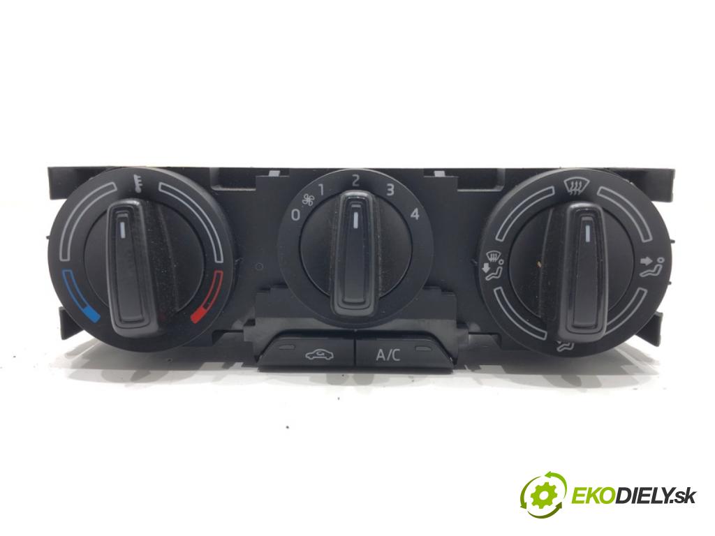 SKODA FABIA III (NJ3) 2014 - 2022    1.4 TDI 77 kW [105 KM] olej napędowy 2014 - 2022  Panel ovládania kúrenia  (Prepínače, spínače, tlačidlá a ovládače kúrenia)