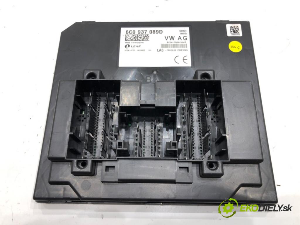 SKODA FABIA III (NJ3) 2014 - 2022    1.4 TDI 77 kW [105 KM] olej napędowy 2014 - 2022  modul komfortu BCM 6C0937089D