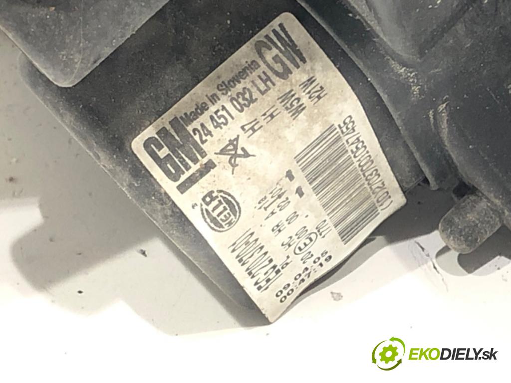 OPEL ASTRA H GTC (A04) 2005 - 2010    1.6 (L08) 77 kW [105 KM] benzyna 2005 - 2010  Svetlomet ľavy predný 24451032