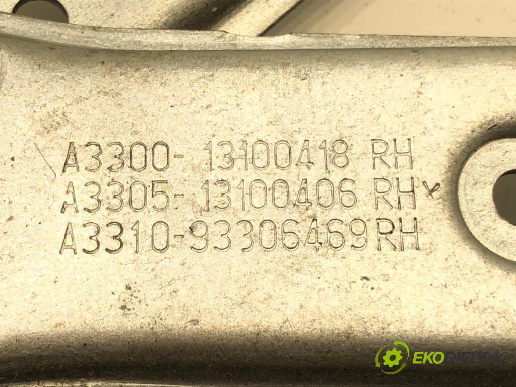 OPEL ASTRA H GTC (A04) 2005 - 2010    1.6 (L08) 77 kW [105 KM] benzyna 2005 - 2010  mechanismus okna pravý přední část 13100418