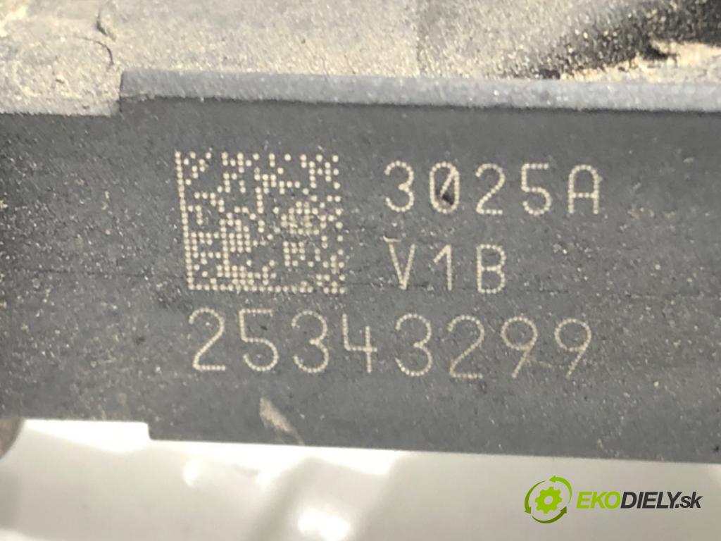 OPEL ASTRA H GTC (A04) 2005 - 2010    1.6 (L08) 77 kW [105 KM] benzyna 2005 - 2010  Lišta vstrekovacia 25343299 (Vstrekovacie lišty)