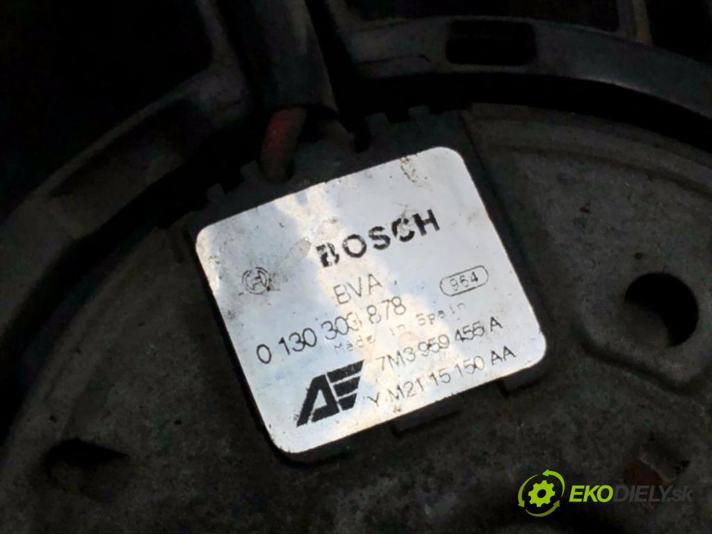 VW SHARAN (7M8, 7M9, 7M6) 1995 - 2010    1.9 TDI 85 kW [115 KM] olej napędowy 2000 - 2010  Ventilátor chladiča 0130303881 7M3121203 (Ventilátory)