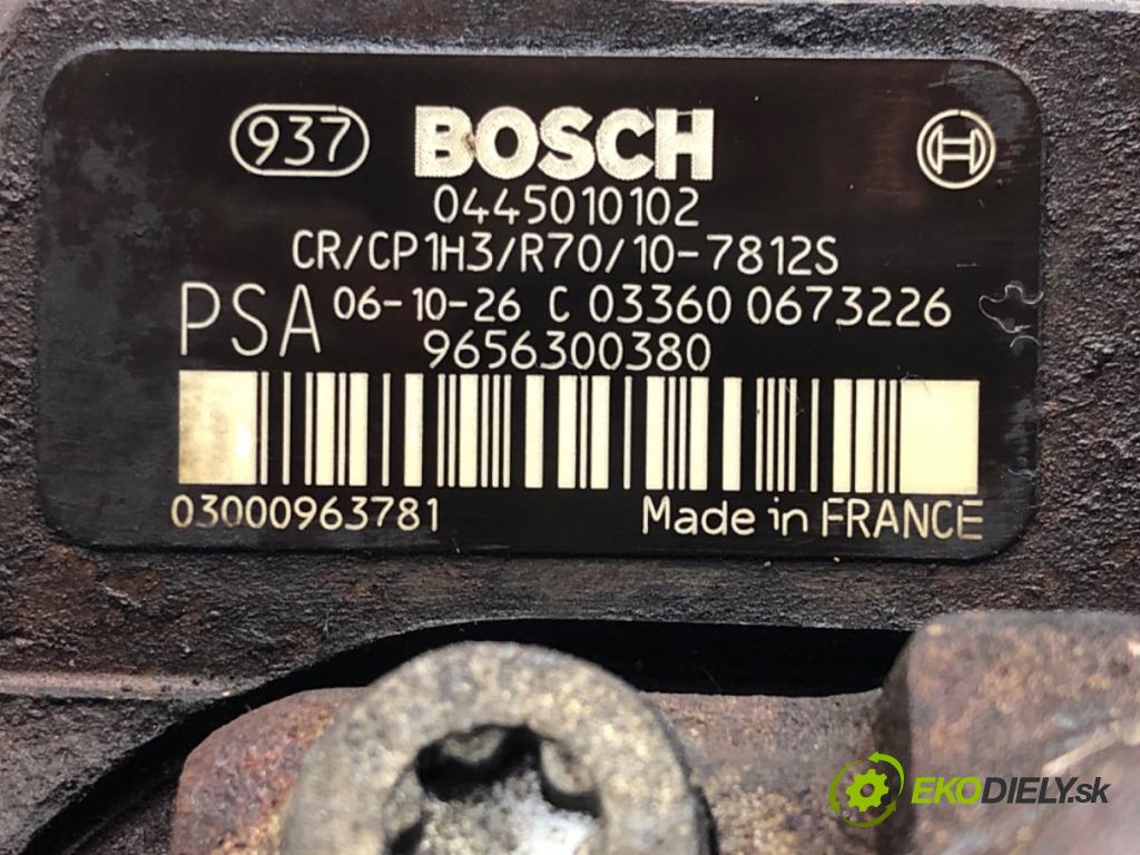 VOLVO V50 (545) 2003 - 2012    1.6 D 80 kW [109 KM] olej napędowy 2005 - 2012  Pumpa vstrekovacia 0445010102 9656300380 (Vstrekovacie čerpadlá)