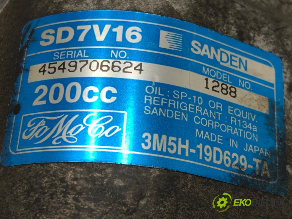 VOLVO V50 (545) 2003 - 2012    1.6 D 80 kW [109 KM] olej napędowy 2005 - 2012  kompresor klimatizace 3M5H-19D629-TA (Kompresory)