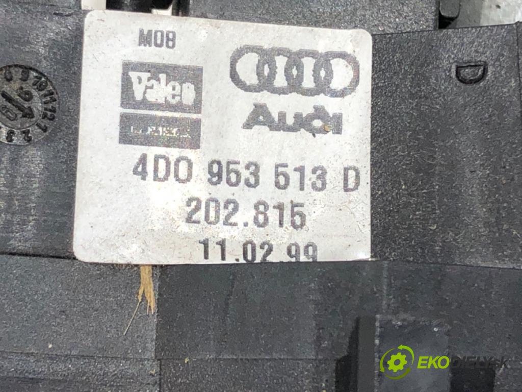 AUDI A4 B5 Avant (8D5) 1994 - 2002    2.5 TDI 110 kW [150 KM] olej napędowy 1997 - 2001  Prepínač kombinovaný 4D0953513D (Prepínače, spínače, tlačidlá a ovládače kúrenia)