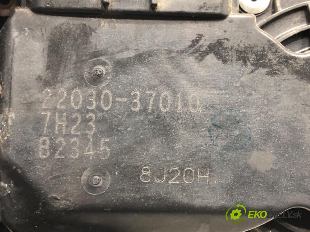 TOYOTA AURIS (_E15_) 2006 - 2012    1.6 (ZRE151_) 91 kW [124 KM] benzyna 2007 - 2012  Škrtiaca klapka 22030-37010 (Škrtiace klapky)