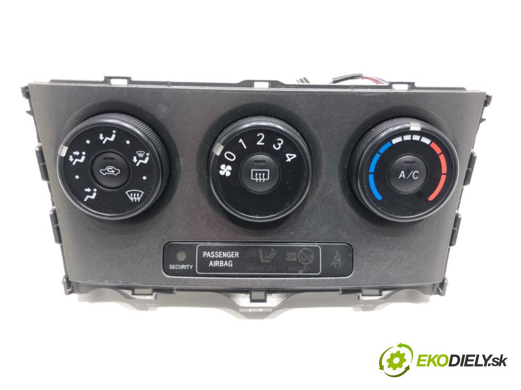 TOYOTA AURIS (_E15_) 2006 - 2012    1.6 (ZRE151_) 91 kW [124 KM] benzyna 2007 - 2012  Panel ovládania kúrenia  (Prepínače, spínače, tlačidlá a ovládače kúrenia)
