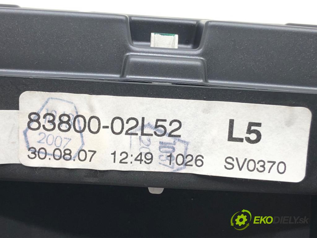 TOYOTA AURIS (_E15_) 2006 - 2012    1.6 (ZRE151_) 91 kW [124 KM] benzyna 2007 - 2012  Prístrojovka 83800-02L52 (Prístrojové dosky, displeje)