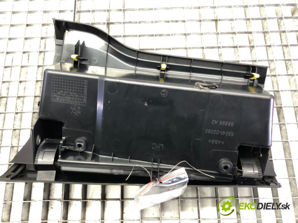 TOYOTA AURIS (_E15_) 2006 - 2012    1.6 (ZRE151_) 91 kW [124 KM] benzyna 2007 - 2012  Priehradka, kastlík spolujazdca horný 55041-02050