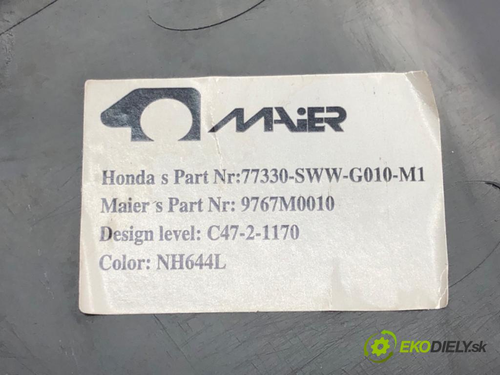 HONDA CR-V III (RE_) 2006 - 2022    2.0 i-VTEC (RE5, RE1) 110 kW [150 KM] benzyna 2007 - 2012  Priehradka, kastlík spolujazdca  (Priehradky, kastlíky)