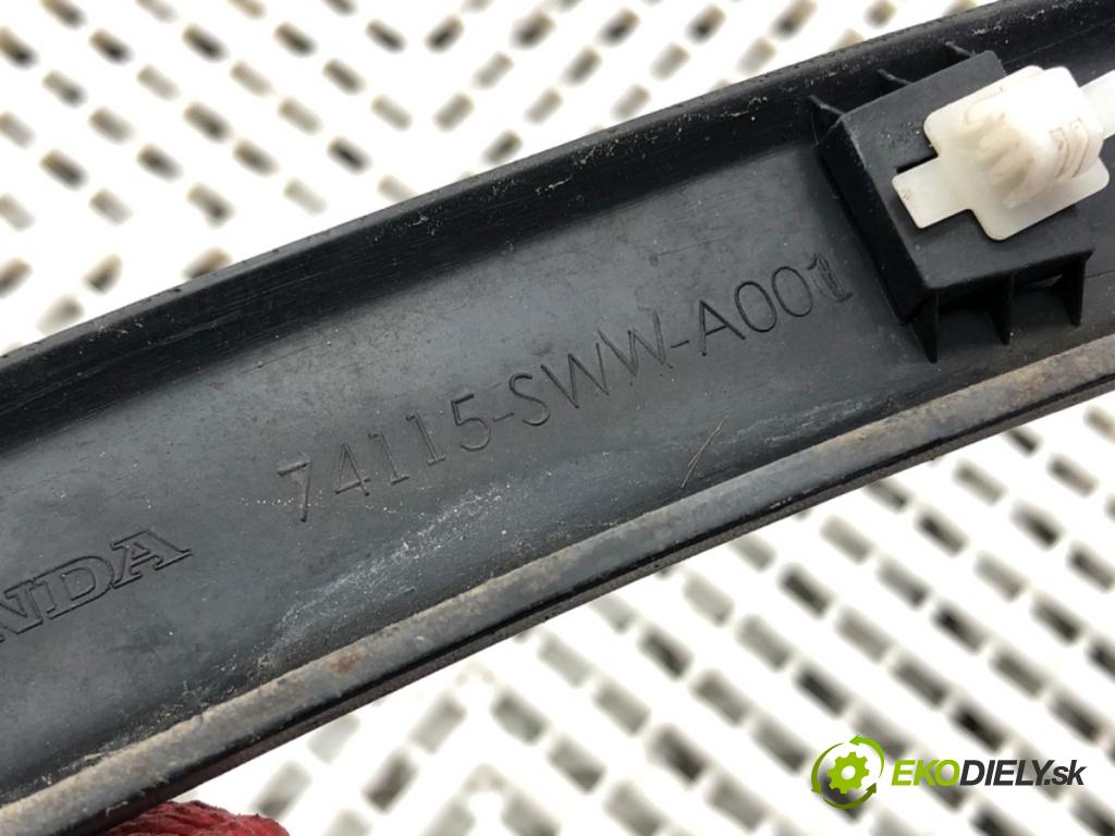HONDA CR-V III (RE_) 2006 - 2022    2.0 i-VTEC (RE5, RE1) 110 kW [150 KM] benzyna 2007 - 2012  Lišta blatníka predný pravá 74115-SWW-A001