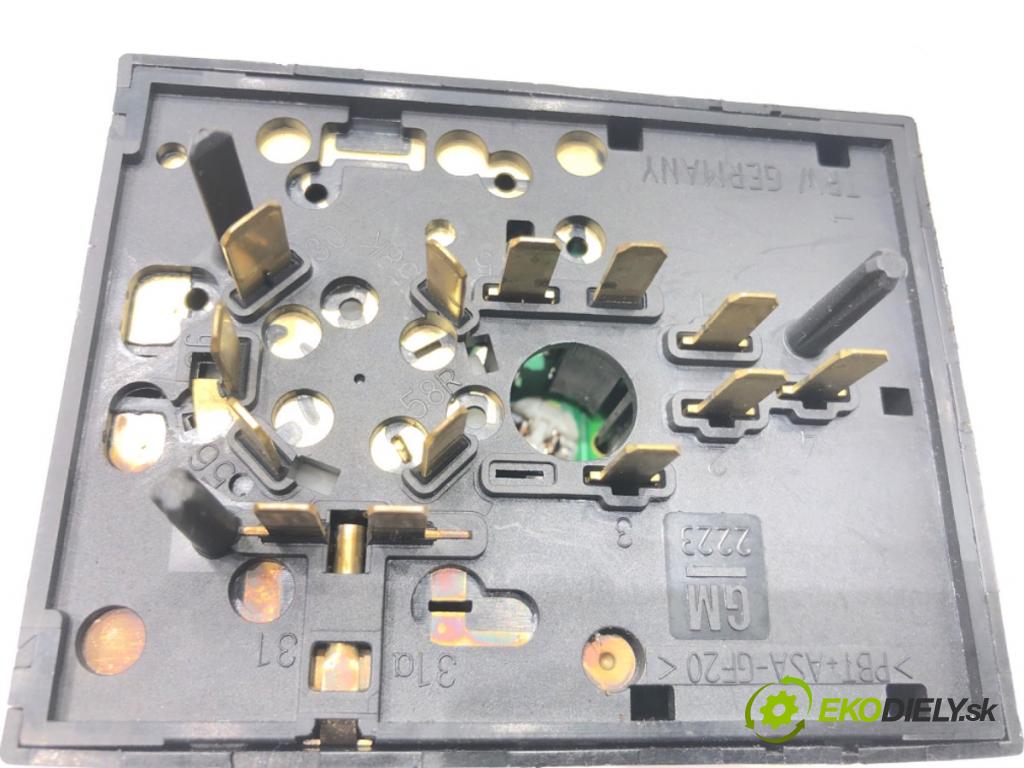 OPEL ASTRA G Kombi (T98) 1998 - 2004    1.6 (F35) 62 kW [84 KM] benzyna 2000 - 2004  spínač světel 09180774