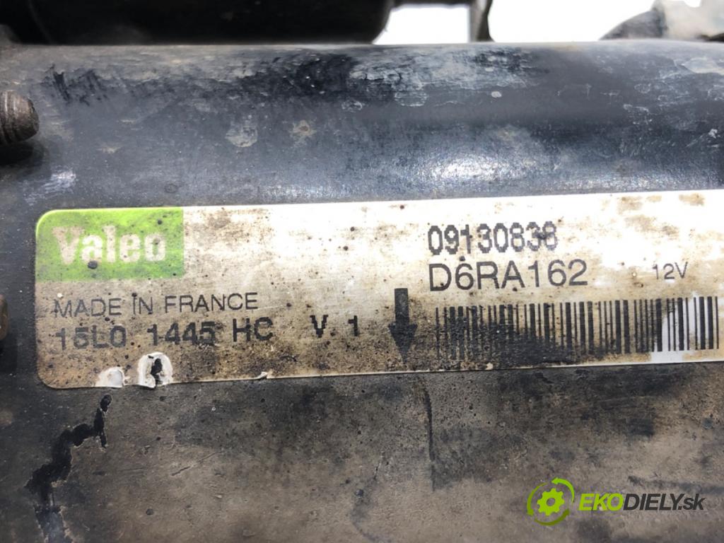 OPEL ASTRA G Kombi (T98) 1998 - 2004    1.6 (F35) 62 kW [84 KM] benzyna 2000 - 2004  Štartér 09130838 (Štartéry)