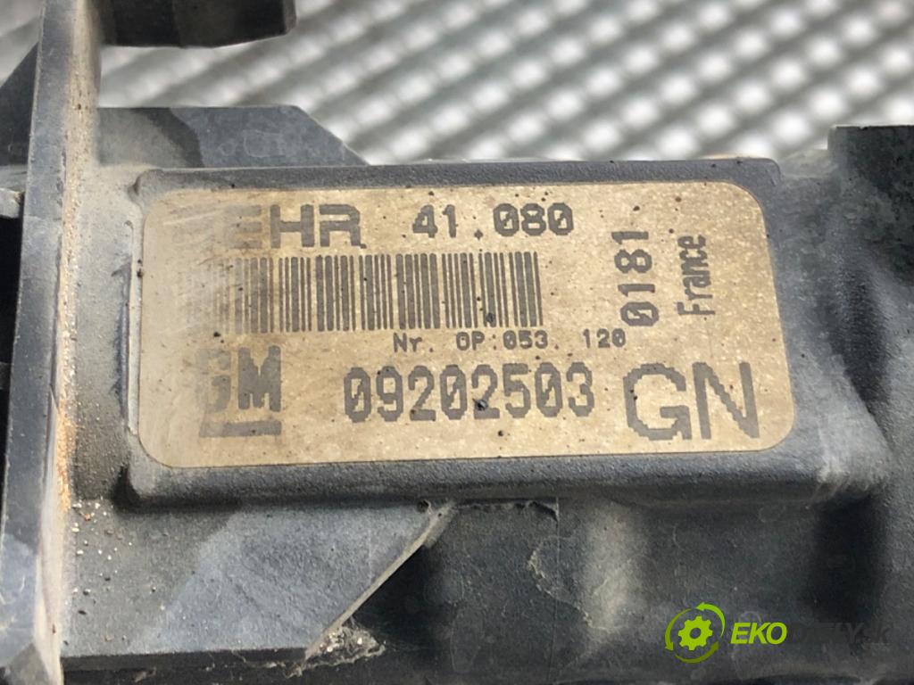 OPEL ASTRA G Kombi (T98) 1998 - 2004    1.6 (F35) 62 kW [84 KM] benzyna 2000 - 2004  chladič vody 09202503GN (Chladiče vody)