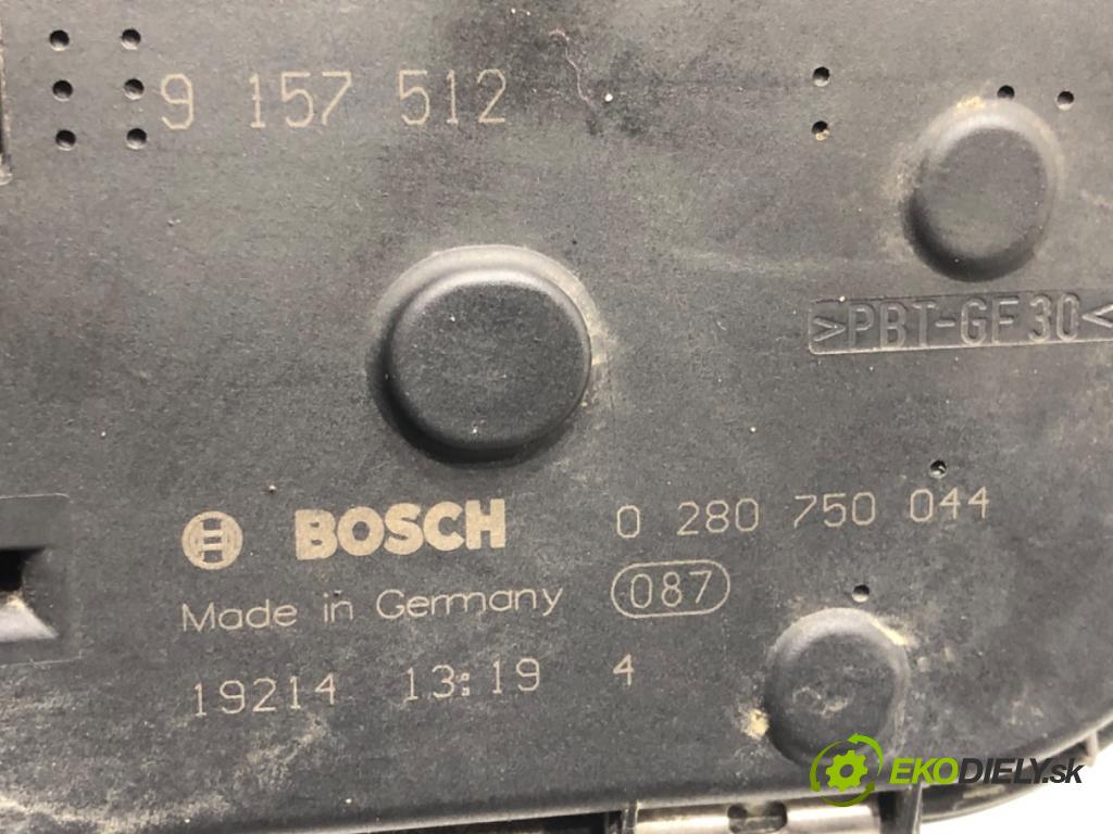OPEL CORSA C (X01) 2000 - 2009    1.2 (F08, F68) 55 kW [75 KM] benzyna 2000 - 2009  Škrtiaca klapka 0280750044 9157512 (Škrtiace klapky)