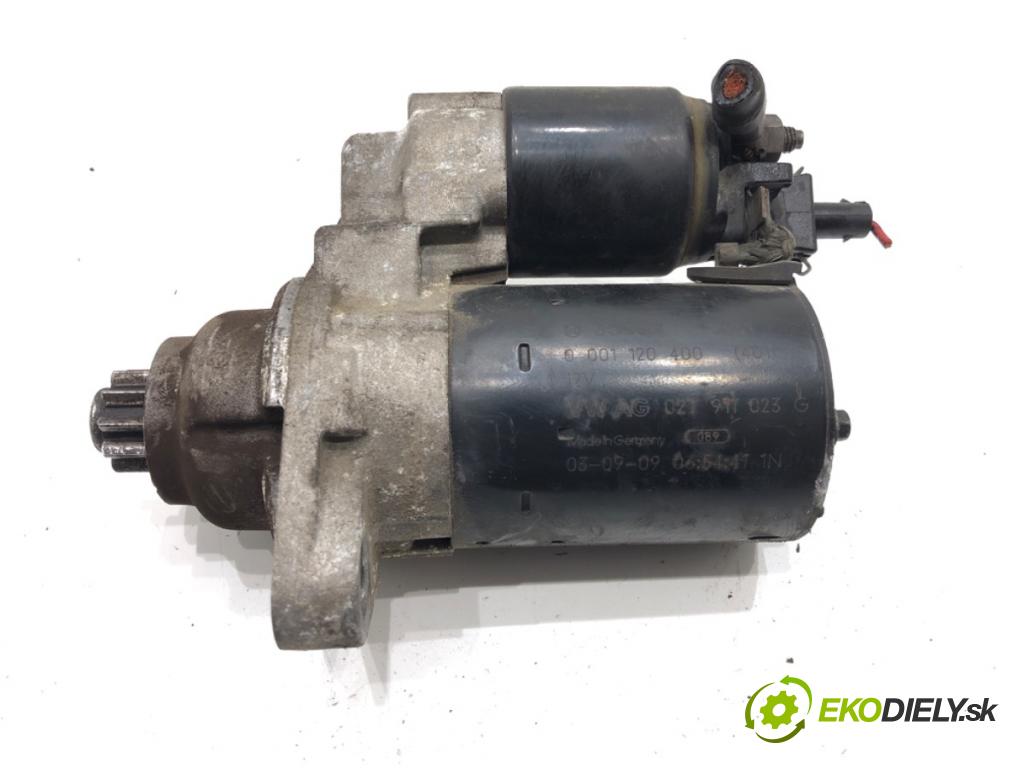 VW POLO (9N_, 9A_) 2001 - 2014    1.4 16V 55 kW [75 KM] benzyna 2001 - 2008  Štartér 02T911023G  0001120400 (Štartéry)