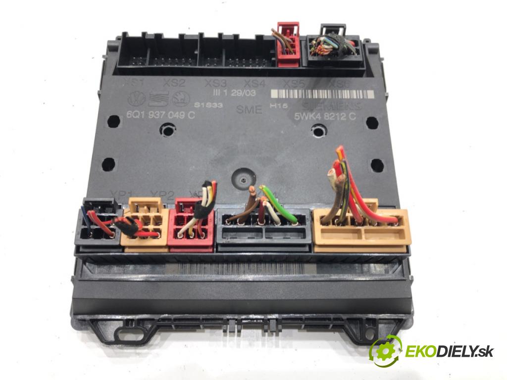 VW POLO (9N_, 9A_) 2001 - 2014    1.4 16V 55 kW [75 KM] benzyna 2001 - 2008  Modul komfortu 6Q1937049C (Moduly komfortu)
