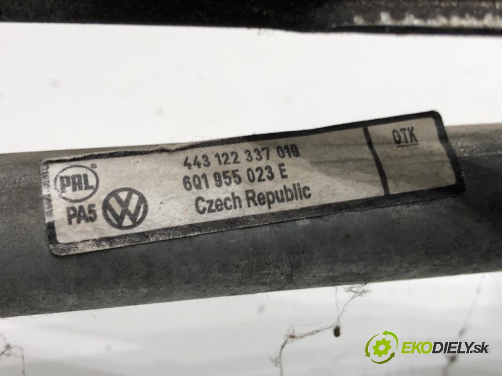 VW POLO (9N_, 9A_) 2001 - 2014    1.4 16V 55 kW [75 KM] benzyna 2001 - 2008  Mechanizmus stieračov predný 6Q1955023E (Motorčeky stieračov predné)