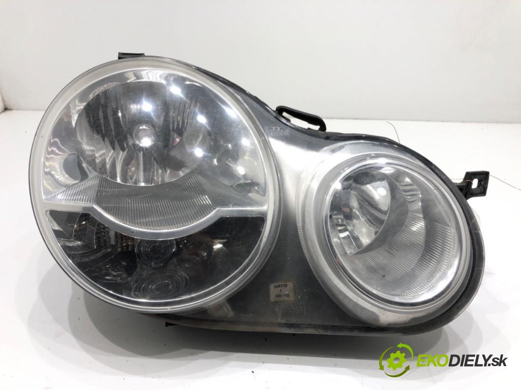 VW POLO (9N_, 9A_) 2001 - 2014    1.4 16V 55 kW [75 KM] benzyna 2001 - 2008  Svetlomet pravy predný 6Q1941008AF