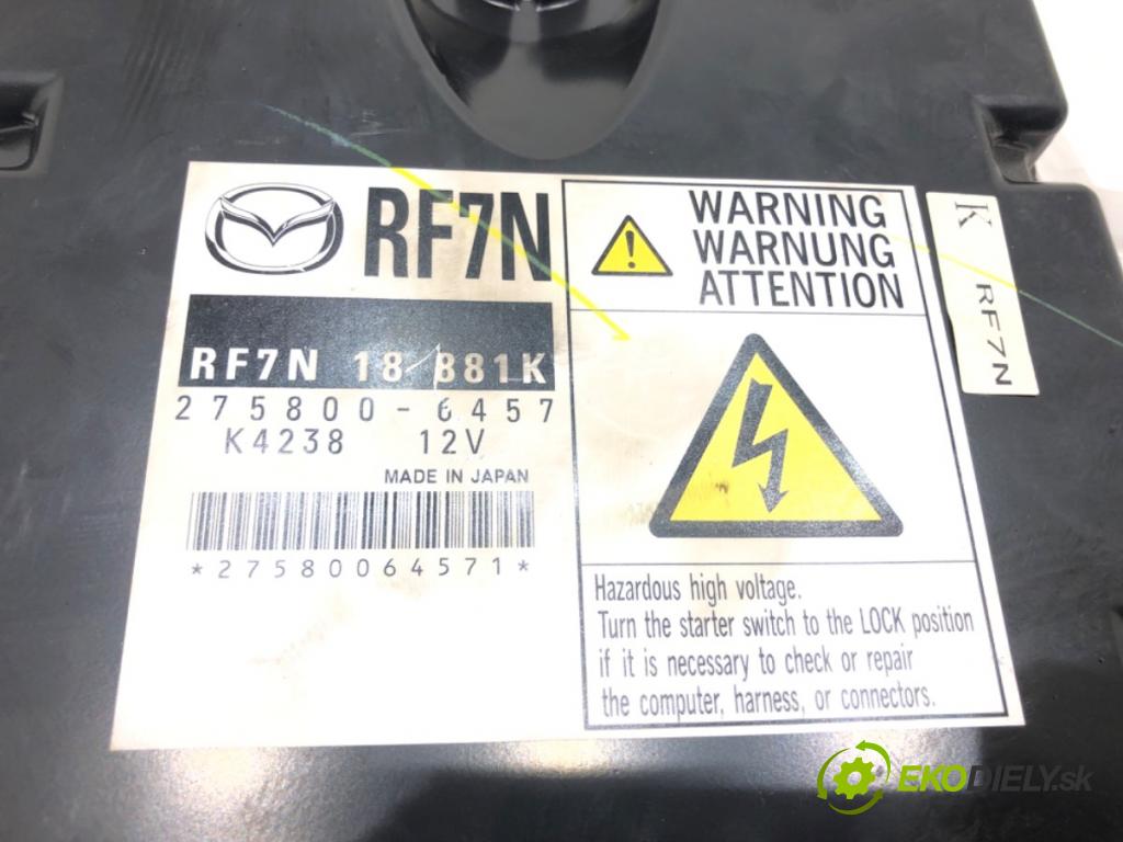 MAZDA 5 (CR19) 2005 - 2010    2.0 CD (CR19) 81 kW [110 KM] olej napędowy 2005 - 2010  riadiaca jednotka Motor 275800-6457 (Riadiace jednotky)