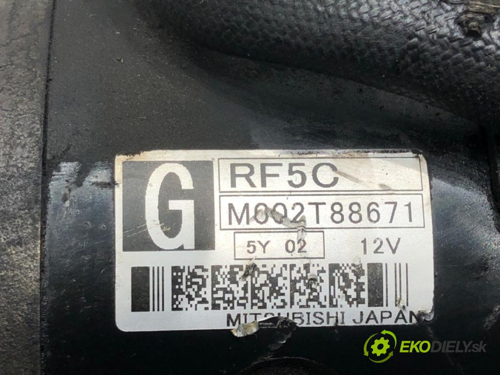 MAZDA 5 (CR19) 2005 - 2010    2.0 CD (CR19) 81 kW [110 KM] olej napędowy 2005 - 2010  Štartér M002T88671 (Štartéry)