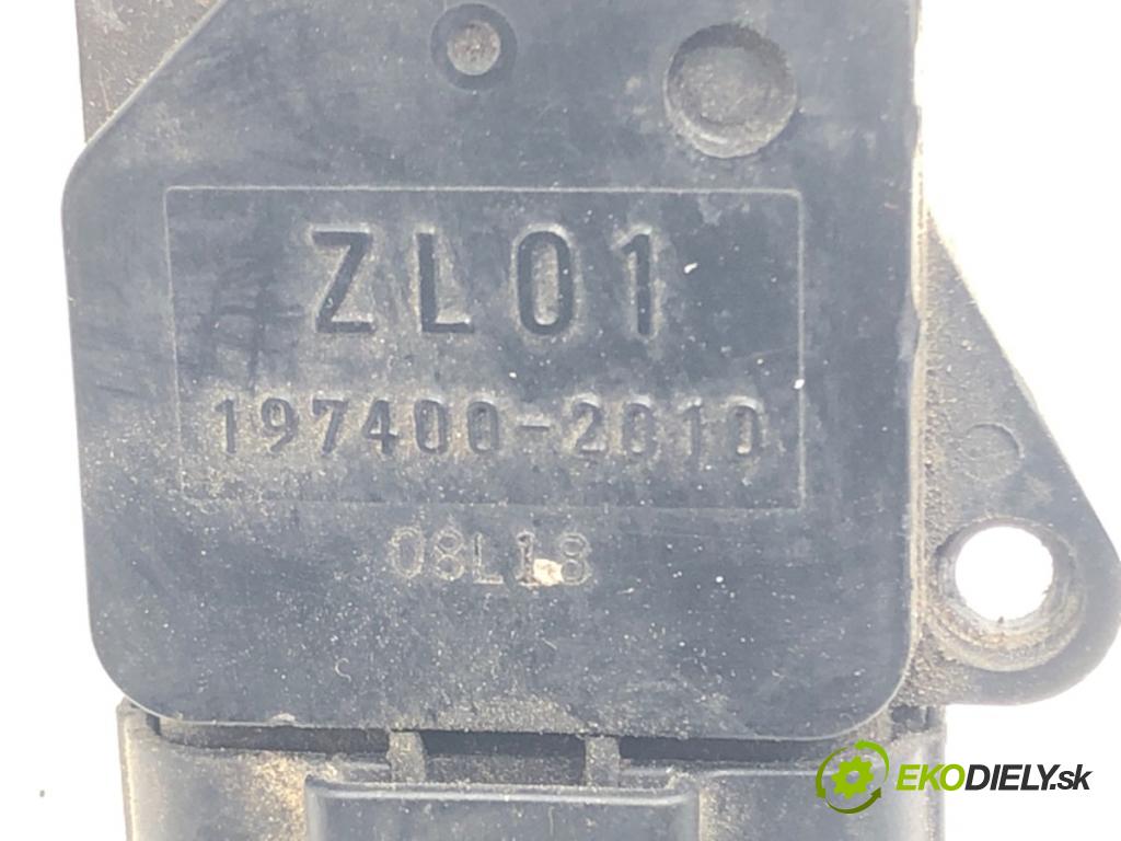 MAZDA 5 (CR19) 2005 - 2010    2.0 CD (CR19) 81 kW [110 KM] olej napędowy 2005 - 2010  Váha vzduchu 197400-2010 (Váhy vzduchu)