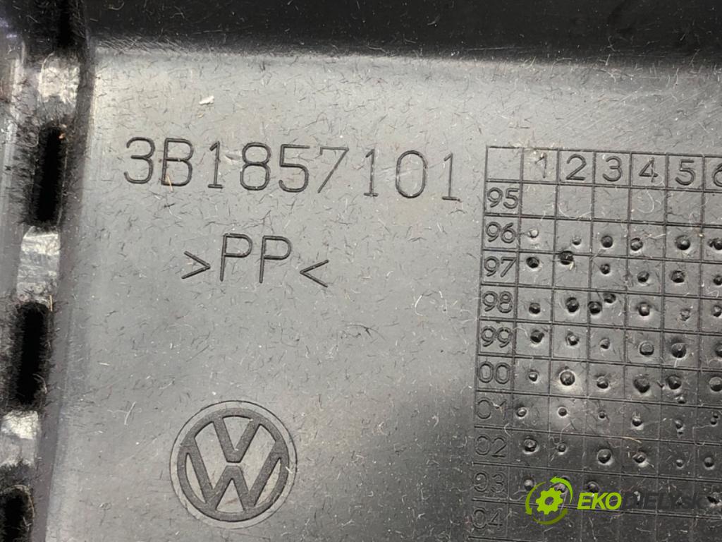 VW PASSAT B5.5 Variant (3B6) 2000 - 2005    1.9 TDI 74 kW [101 KM] olej napędowy 2000 - 2005  Priehradka, kastlík spolujazdca 3B1857101 (Priehradky, kastlíky)