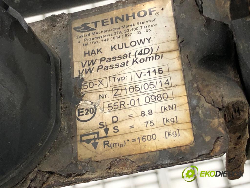 VW PASSAT B5.5 Variant (3B6) 2000 - 2005    1.9 TDI 74 kW [101 KM] olej napędowy 2000 - 2005  Hák tažné zařízení  (Tažná zařízení)