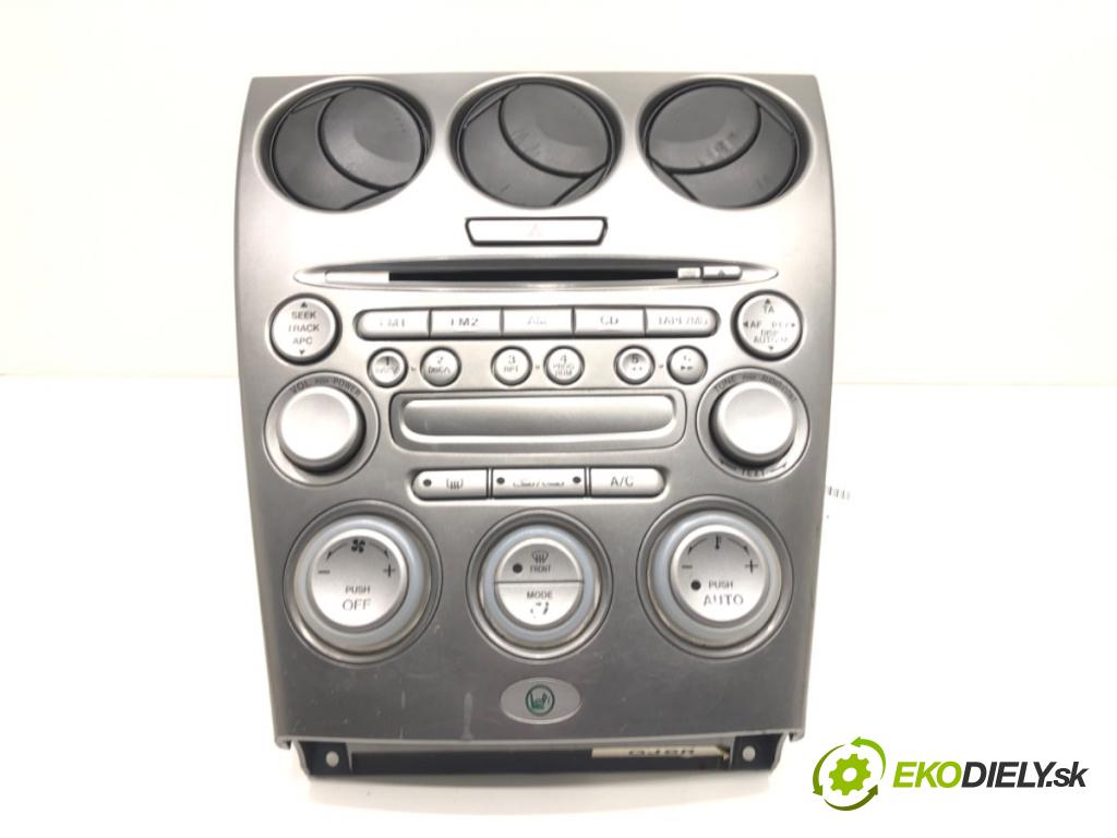 MAZDA 6 Station Wagon (GY) 2002 - 2008    2.0 (GYEW) 104 kW [141 KM] benzyna 2002 - 2007  RADIO GJ6G66DSXG02 (Audio zariadenia)