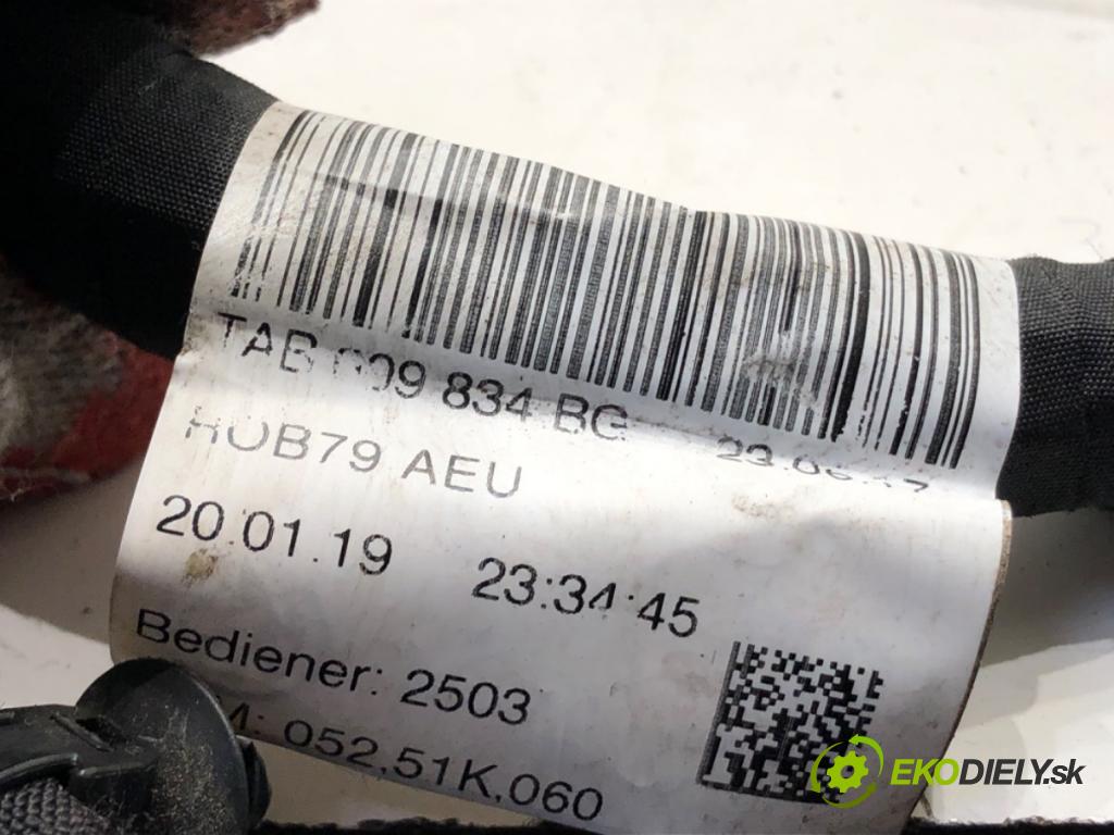 VW POLO VI liftback 2019 85 kW 1.0 TSI 999 káblovačka motora 04C972627T