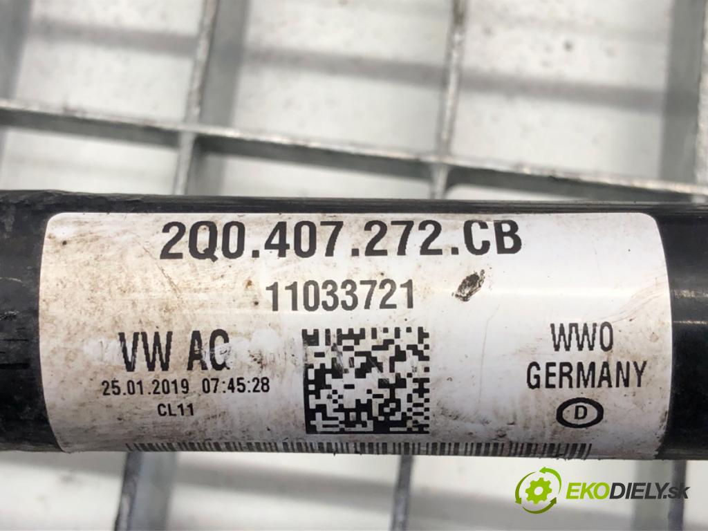 VW POLO VI (AW1, BZ1, AE1) 2017 - 2022    1.0 TSI 85 kW [115 KM] benzyna 2017 - 2022  Poloos pravy predný 2Q0407272CB