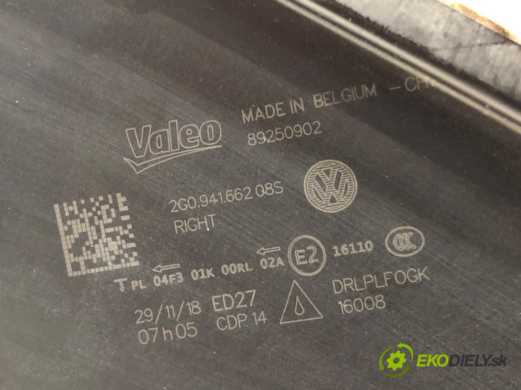 VW POLO VI (AW1, BZ1, AE1) 2017 - 2022    1.0 TSI 85 kW [115 KM] benzyna 2017 - 2022  hmlové svetlo, hmlovka pravý přední část 2G0941662