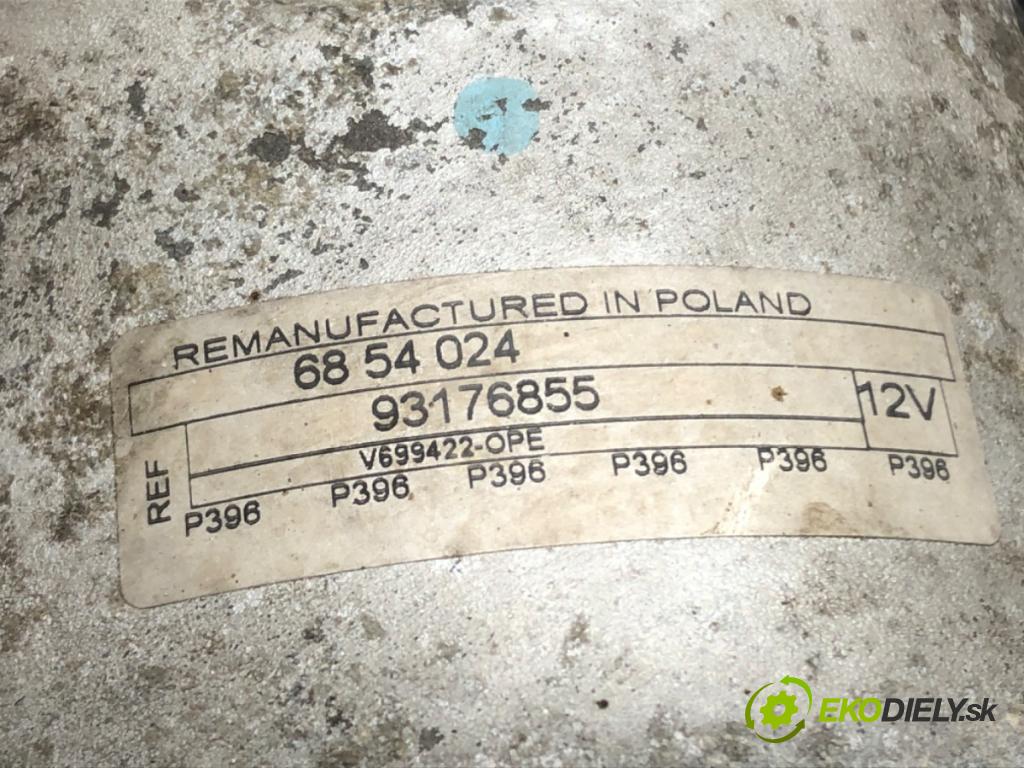 OPEL ASTRA G liftback (T98) 1998 - 2009    1.8 16V (F08, F48) 92 kW [125 KM] benzyna 2000 - 2005  kompresor klimatizace 6854024 (Kompresory)