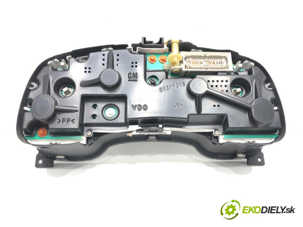 OPEL ASTRA G liftback (T98) 1998 - 2009    1.8 16V (F08, F48) 92 kW [125 KM] benzyna 2000 - 2005  Prístrojovka 24459712XQ (Prístrojové dosky, displeje)