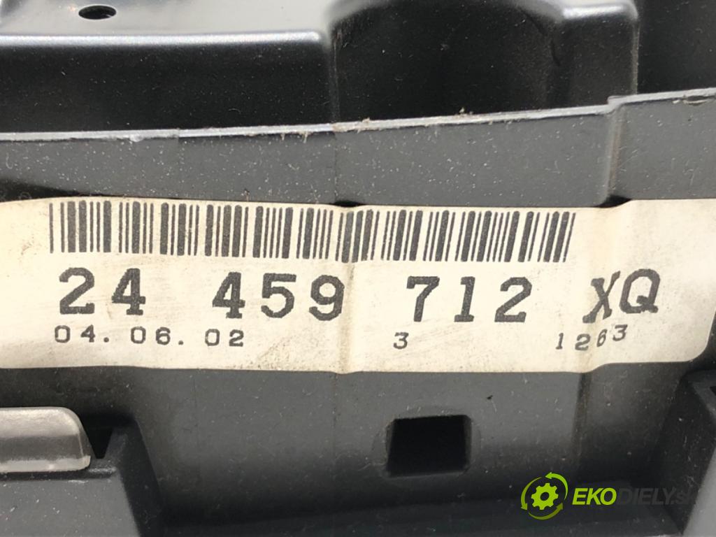 OPEL ASTRA G liftback (T98) 1998 - 2009    1.8 16V (F08, F48) 92 kW [125 KM] benzyna 2000 - 2005  Prístrojovka 24459712XQ (Prístrojové dosky, displeje)